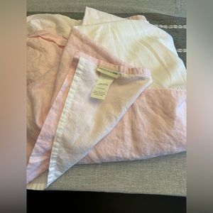 PB Kids Belgian Flax Linen Crib Skirt